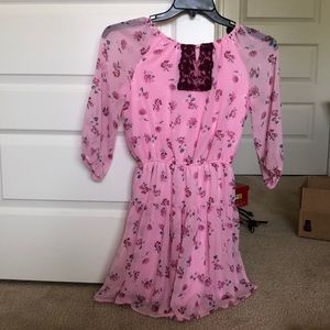 kids floral pink dress ella moss
